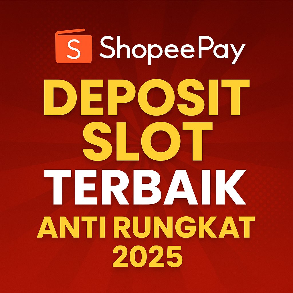 Deposit Slot ShopeePay Terbaik Anti Rungkat 2025